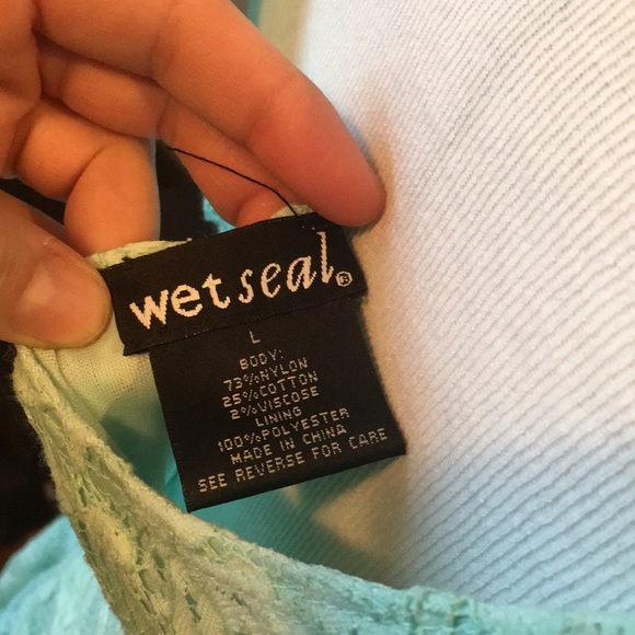 Wet Seal Mint Scoop Neck Dress - Picture 8 of 8